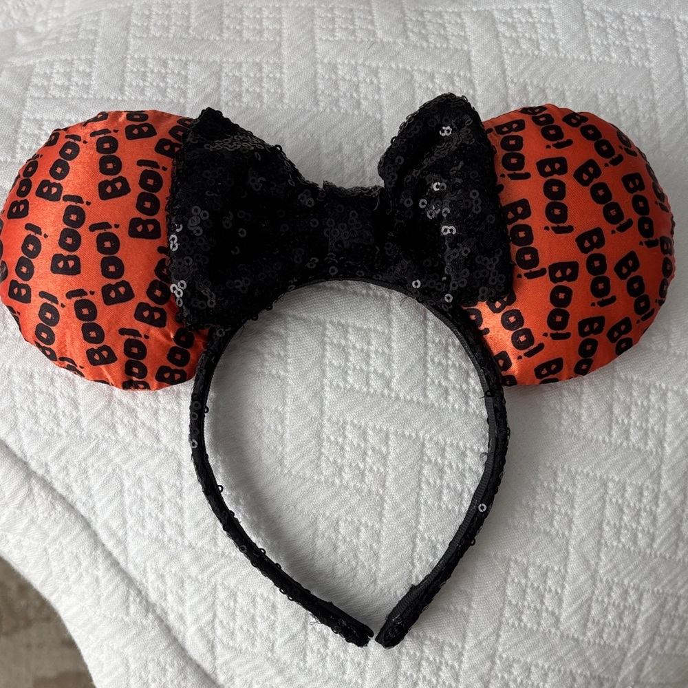 Halloween Minnie Mouse-like Ears Headband